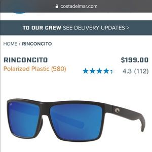 Costa Del Mar Rinconcito 580P Polarized Sunglasses